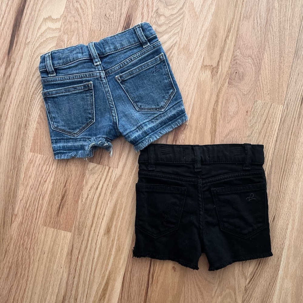 DL1961 Denim Shorts - Size 2, Blue + Black - Picture 6 of 6